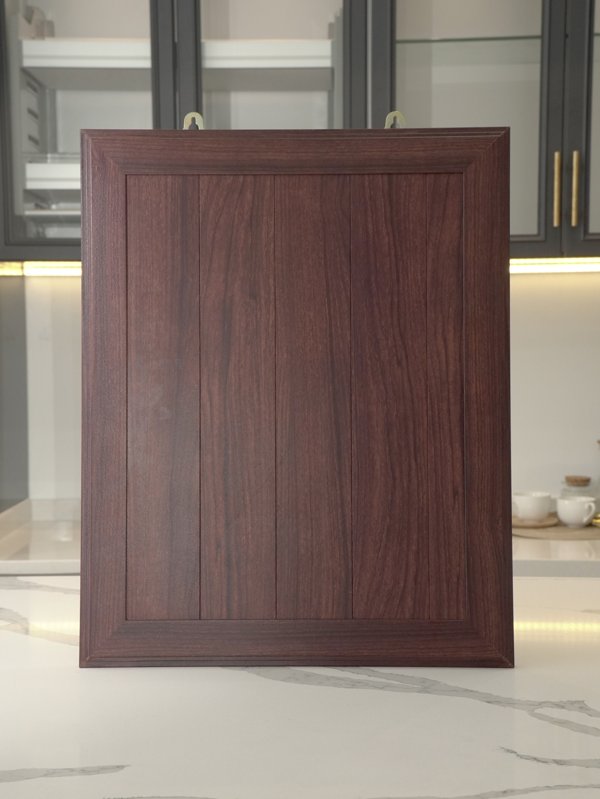 BLENO Wood-Grain Aluminium Kitchen Cabinet - Taman Setia Indah