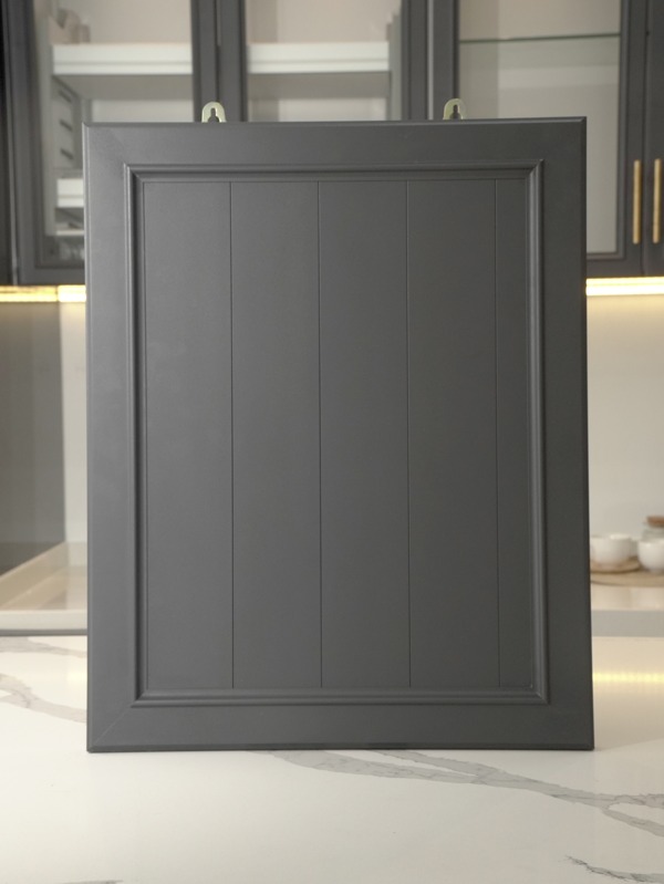 BLENO Wood Grain Aluminium Kitchen Cabinet - Taman Sierra Perdana Masai