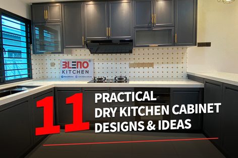 11 Practical Dry Kitchen Cabinet Designs and Ideas