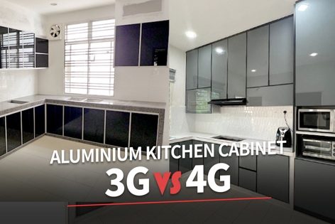 Aluminium Kitchen Cabinet 3G vs 4G Aluminium Kitchen Cabinet 3G vs 4G
