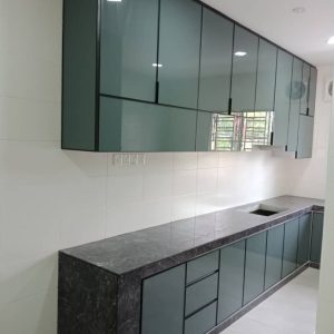 Aluminium Kitchen Cabinet Taman Damansara Aliff (AFTER)