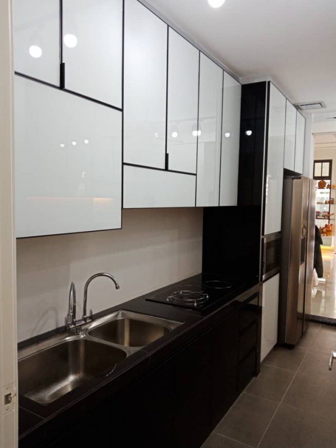 Aluminium Kitchen Cabinet Taman Skudai Baru (AFTER)2