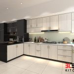 BLENO Aluminium Kitchen Cabinet 3D Drawing At Seremban