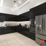 BLENO Aluminium Kitchen Cabinet 3D Drawing Austin Duta
