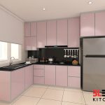 BLENO Aluminium Kitchen Cabinet 3D Drawing Danga Bay