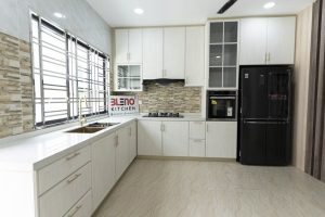 BLENO Aluminium Kitchen Cabinet Bandar Dato Onn