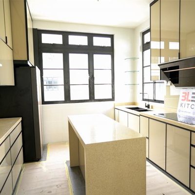 BLENO Aluminium Kitchen Cabinet Eco Botanic