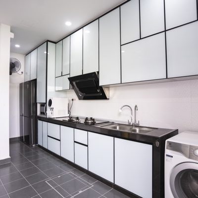 BLENO Aluminium Kitchen Cabinet Pasir Gudang