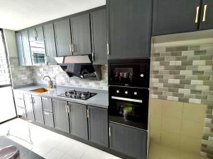BLENO Aluminium Kitchen Cabinet Seri Alam JB