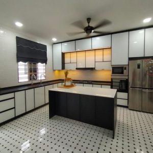 BLENO Aluminium Kitchen Cabinet Taman Idaman Kluang