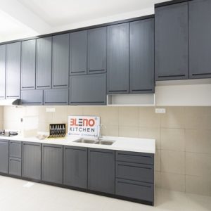 BLENO Aluminium Kitchen Cabinet Taman Impian Emas