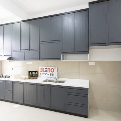 BLENO Aluminium Kitchen Cabinet Taman Impian Emas