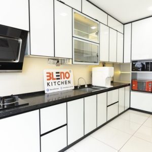 BLENO Aluminium Kitchen Cabinet Taman Laman Setia