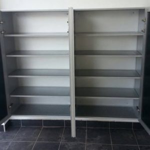 BLENO Aluminium Shoe Cabinet 10
