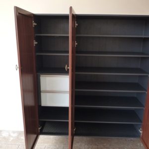 BLENO Aluminium Shoe Cabinet 12