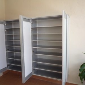 BLENO Aluminium Shoe Cabinet 4