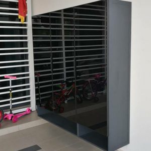 BLENO Aluminium Shoe Cabinet 5