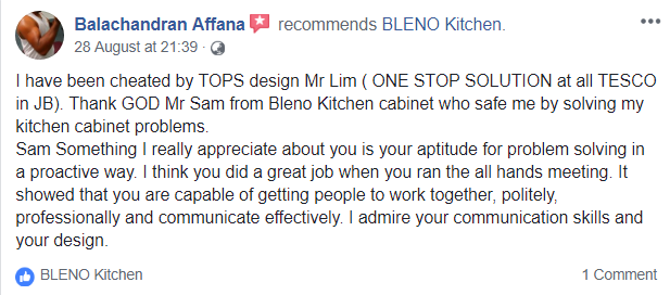 BLENO Facebook Review 2 BLENO Facebook Review 2