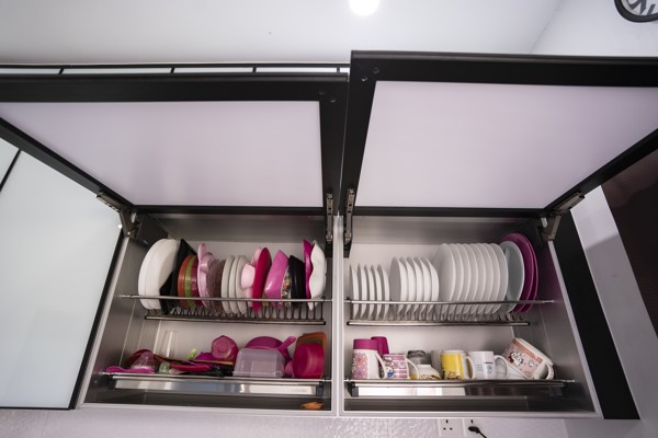 BLENO Stainless Steel Dish Rack With BLUM Lift Up System 5 BLENO Stainless Steel Dish Rack With BLUM Lift Up System 5