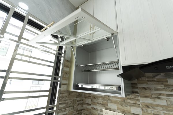 BLENO Stainless Steel Dish Rack With Hydraulic Gas Spring 1 BLENO Stainless Steel Dish Rack With Hydraulic Gas Spring 1