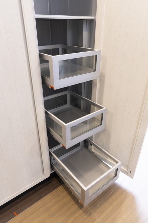 BLENO Tall Unit Pull Out Glass Drawer V3 BLENO Tall Unit Pull Out Glass Drawer V3