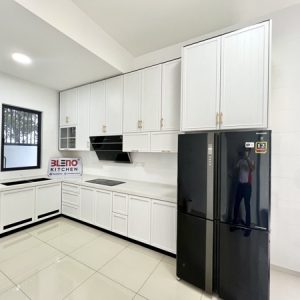 BLENO Woodgrain Aluminium Kitchen Cabinet 8