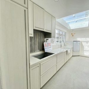 BLENO Woodgrain Aluminium Kitchen Cabinet 9