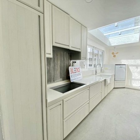 BLENO Woodgrain Aluminium Kitchen Cabinet 9