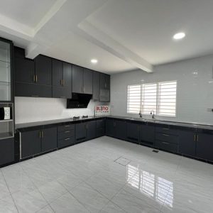 BLENO Woodgrain Aluminium Kitchen Cabinet Subang Jaya