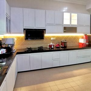 BLENO Woodgrain Aluminium Kitchen Cabinet Taman Kota Warisan, Sepang