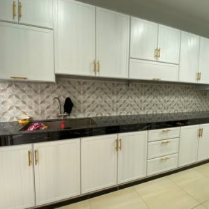 BLENO Woodgrain Aluminium Kitchen Cabinet Taman Serimbun Bukit Indah