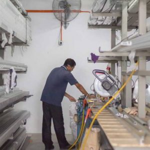 Worker In BLENO Factory JB