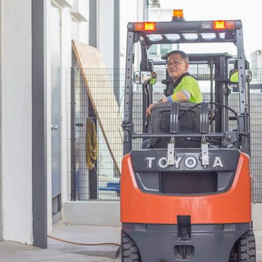 Worker In BLENO Kitchen Cabinet Factory JB